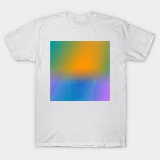 green blue red white abstract texture background T-Shirt